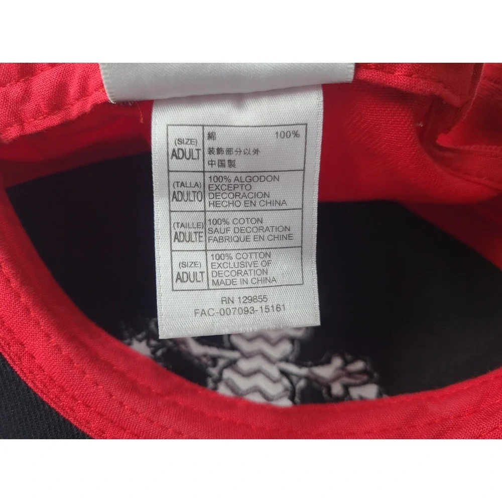 Disney Parks Mickey Mouse Magic Logo Snapback Hat Cap Cotton Men Women Red Black